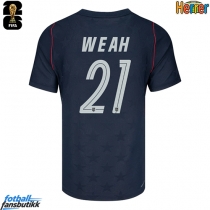 Forente stater Timothy Weah #21 Bortedrakt EM 2024 Kortermet